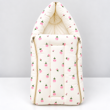 Pink Tulips - Crinkled Muslin Carry Nest
