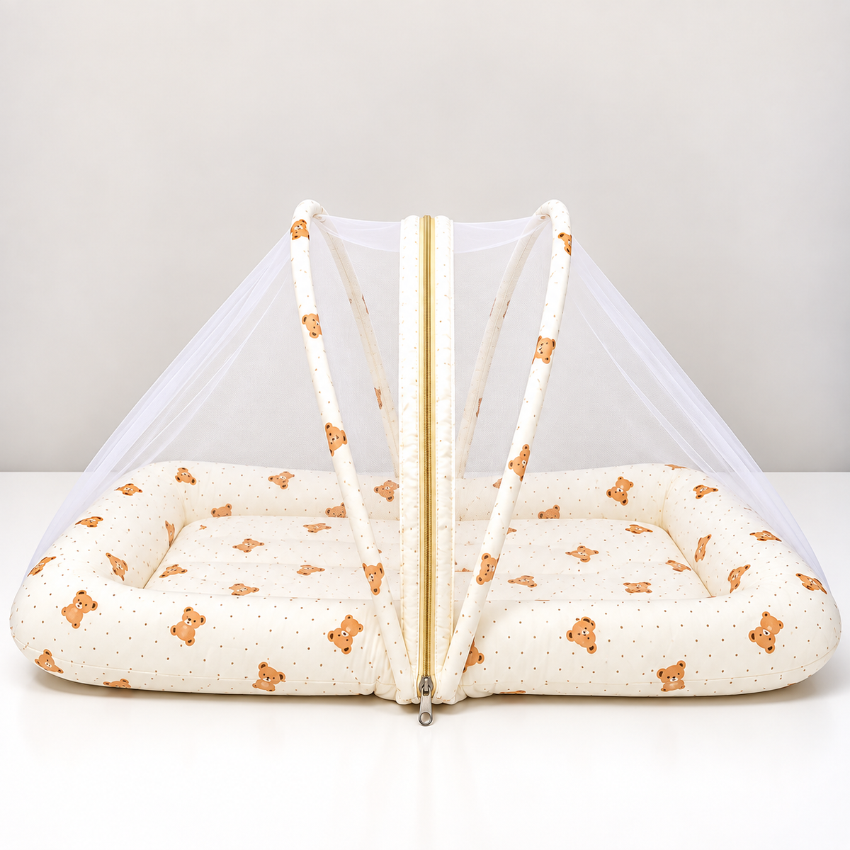 Teddy - Crinkled Muslin Net Bed