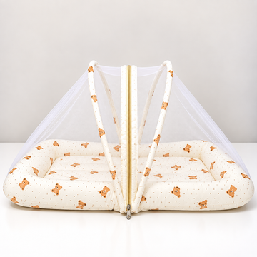 Teddy - Crinkled Muslin Net Bed
