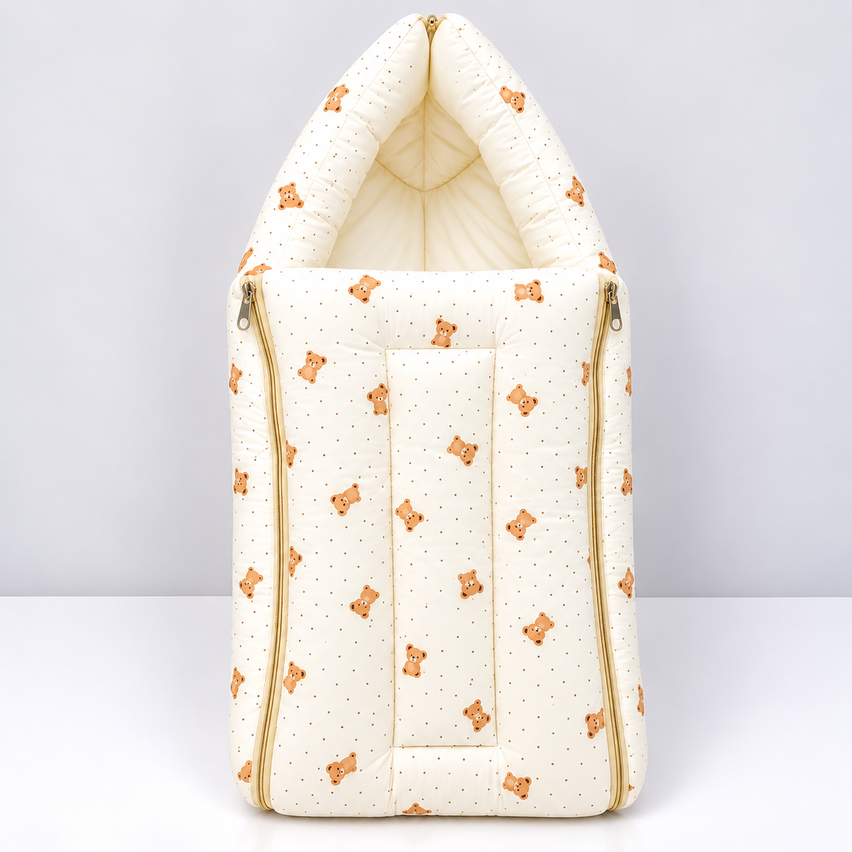 Teddy - Crinkled Muslin Carry Nest