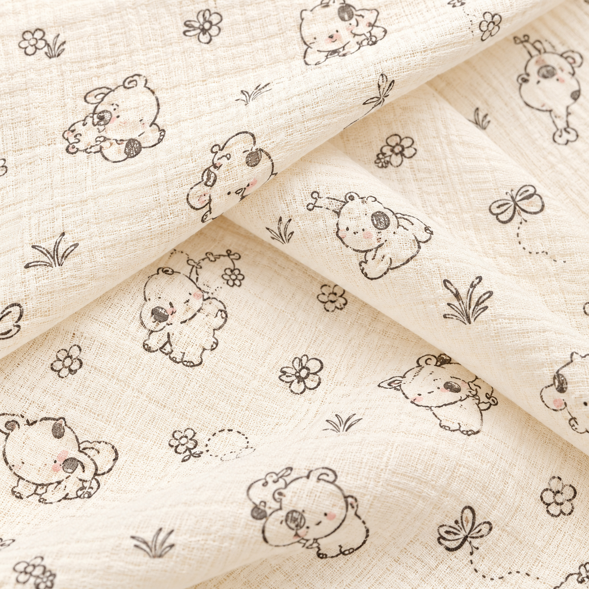 Elephant - Muslin Crepe Sleeping Bag