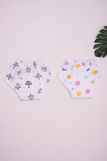 Muslin Padded Underwear Pack of 2 (Assorted Prints)