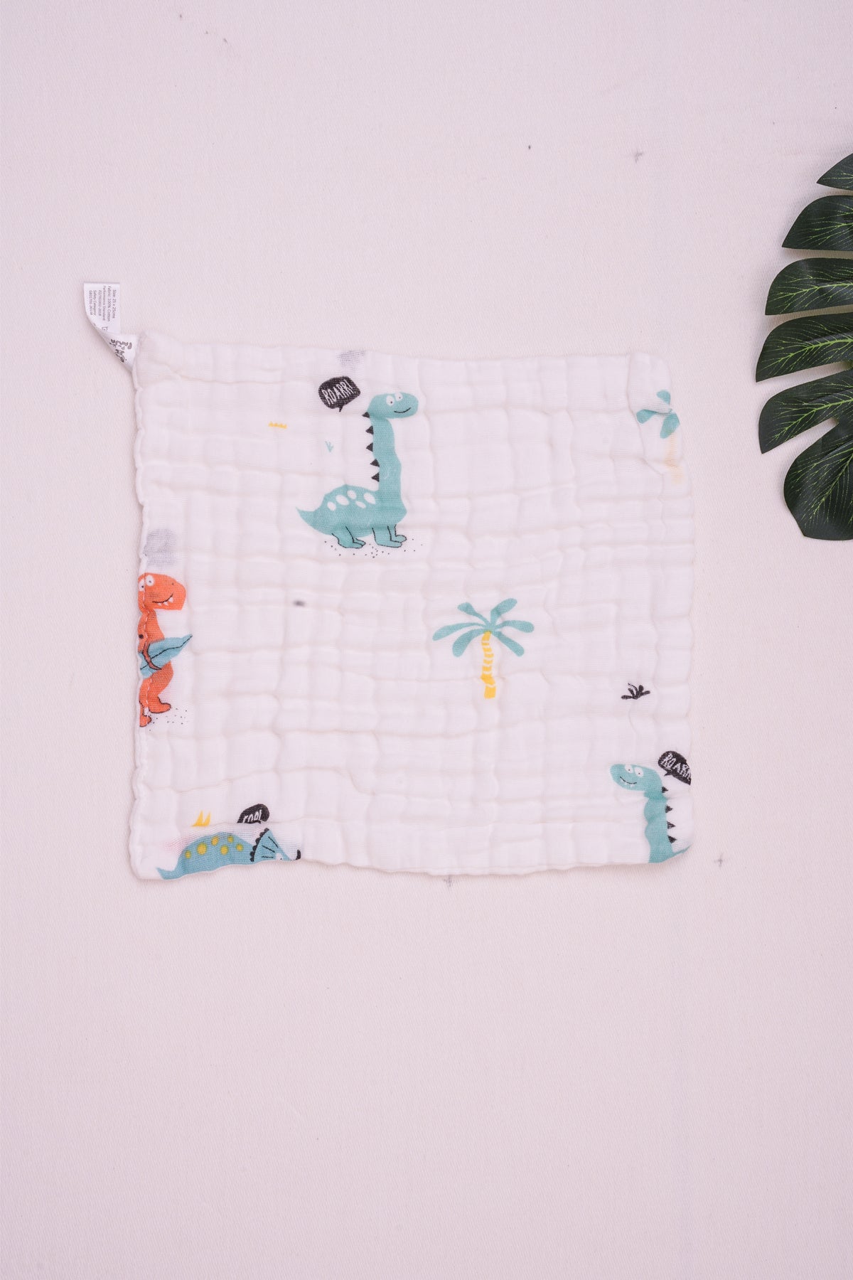 Dino - Crinkle Muslin Wash Cloth