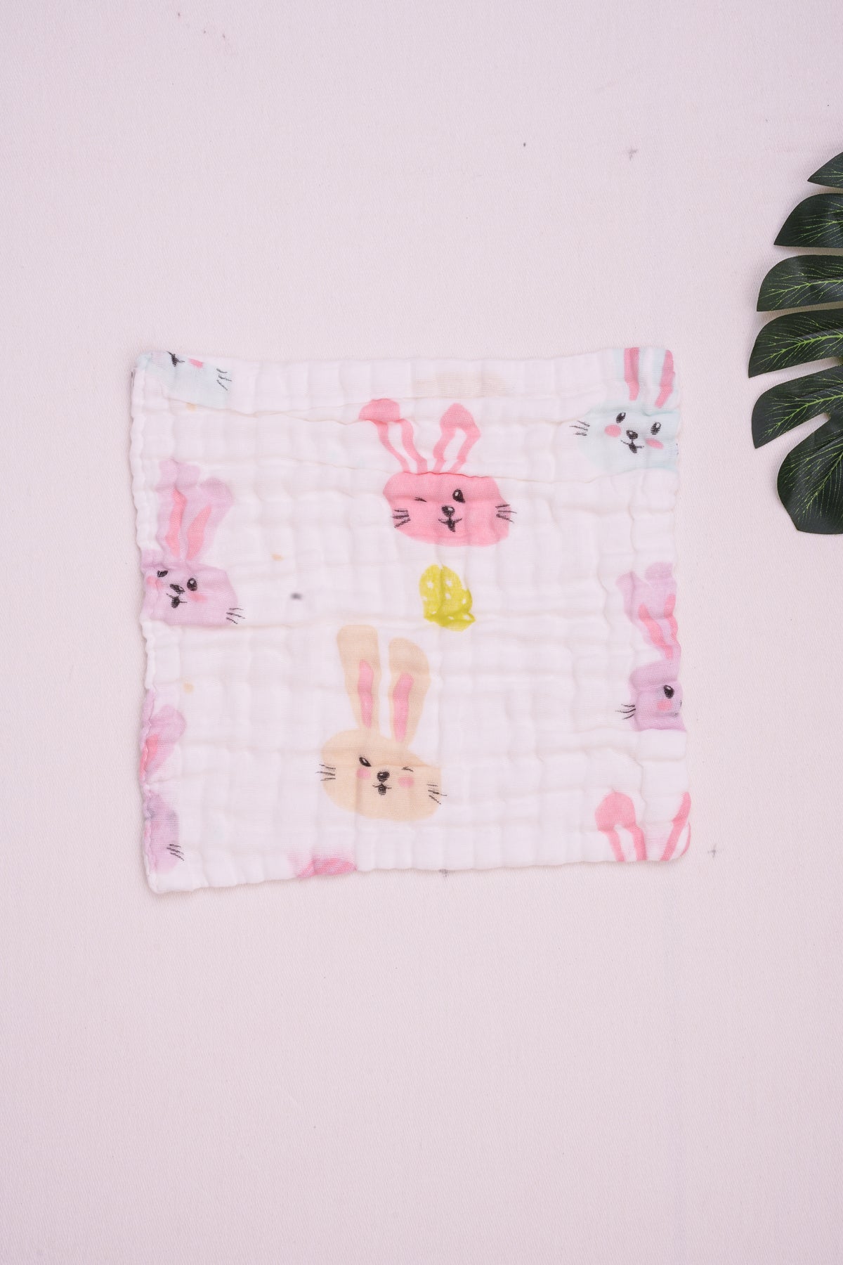 Bunny - Crinkle Muslin Washcloth