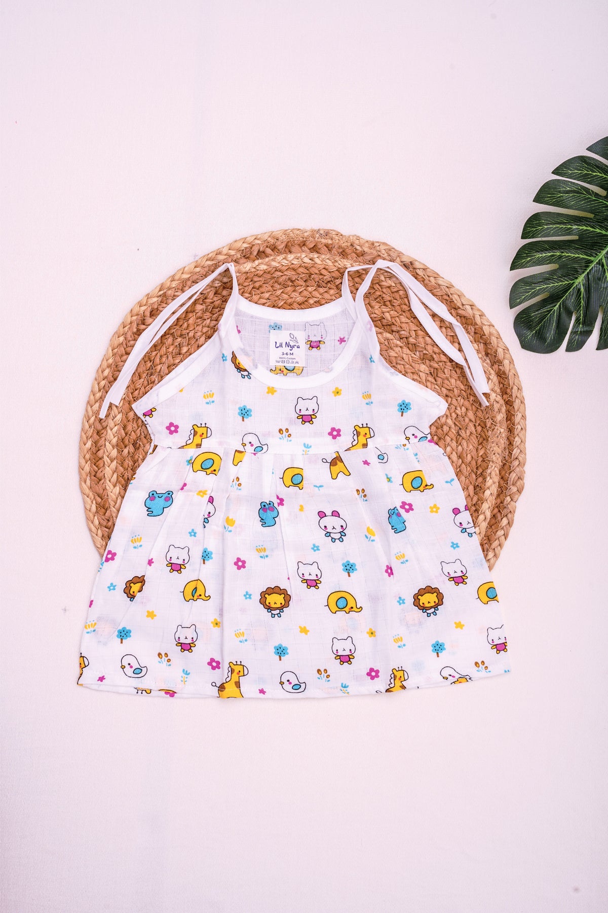 Muslin Knot Frock Pack of 3 (Assorted Prints)