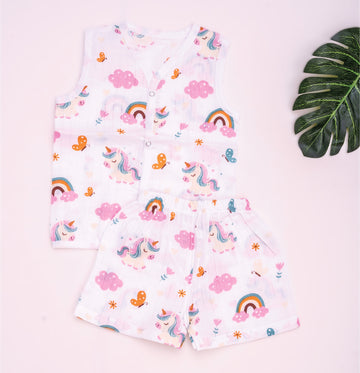 Unicorn - Sleeveless Co-Ord Set