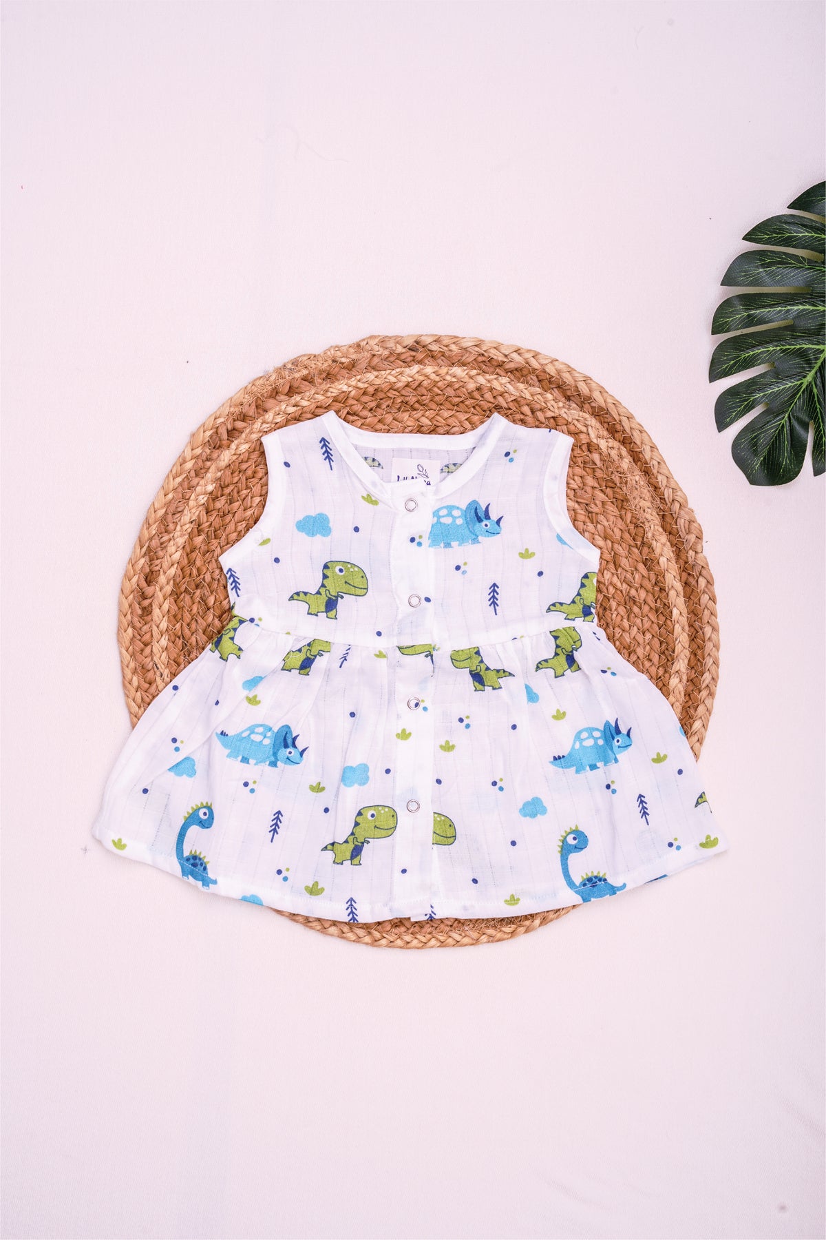 Dino - Muslin Sleeveless Frock
