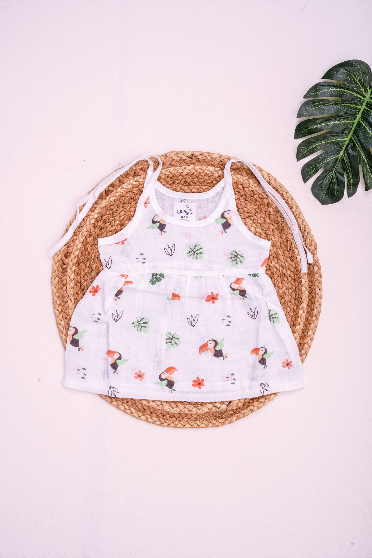 Muslin Knot Frock Pack of 3 (Assorted Prints)