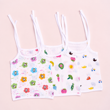 Muslin Knot Jabla Pack of 3 (Assorted Prints)