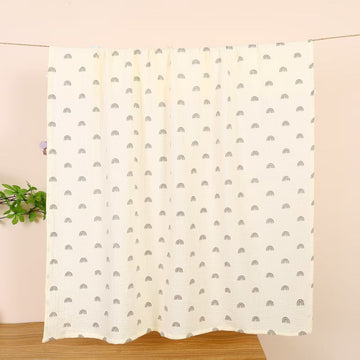 Brown Rainbow - Premium Muslin Swaddle