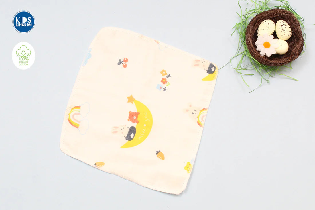 Muslin Wash Cloth Rainbow