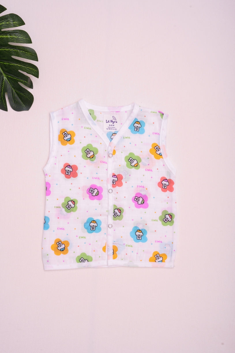 Cute - Muslin Button Jabla
