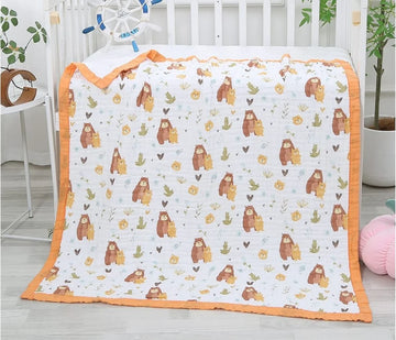 Panda - Muslin 6 layer Blanket